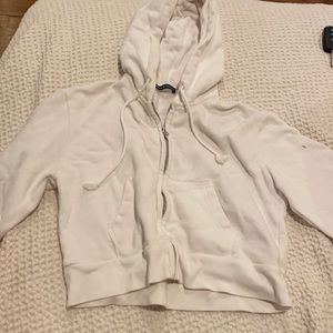 cropped brandy hoodie
